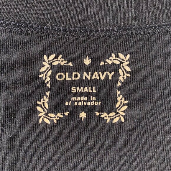 Old Navy Top Women Small Black Base Layer Capsule Causal Long Sleeve Scoop Neck - Picture 6 of 7
